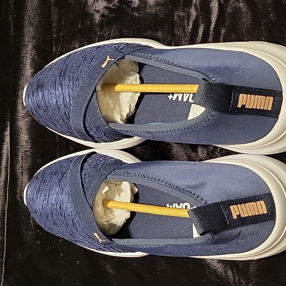 Puma - Navy Blue Slip-On, Size 10M - Picture 5 of 11